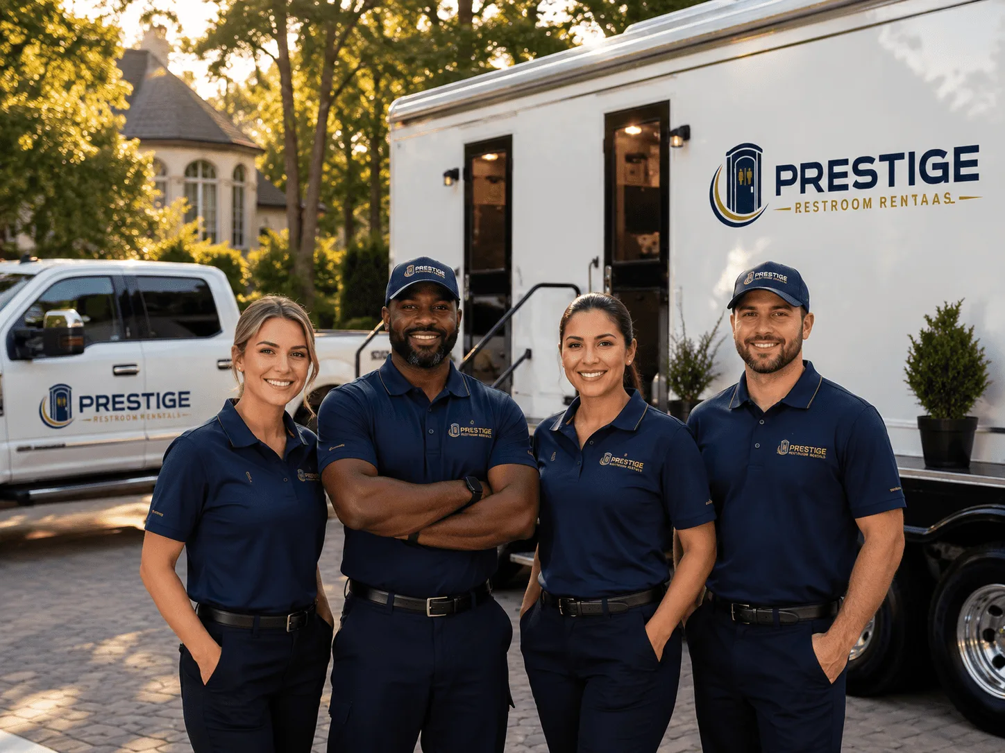 Trusted Luxury Portable Restrooms company in Almyra, AR